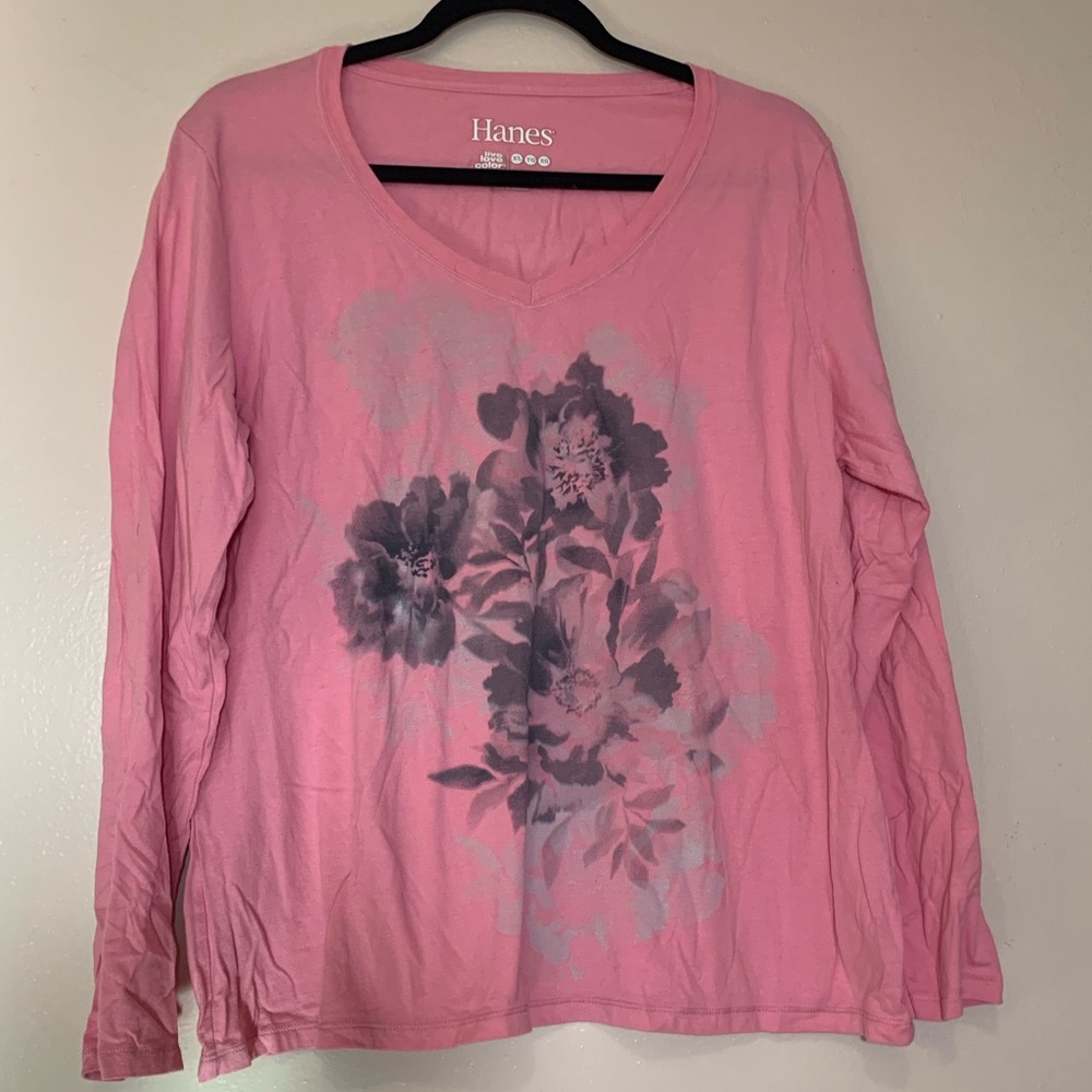 Hanes • Live Love Color Long Sleeve Top